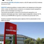Las primas de MAPFRE en Latam crecen un 25,4% hasta los 8.975,4 millones de euros en 2022