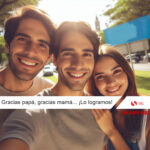Gracias papá y gracias mamá, lo hemos logrado y seguimos juntos
