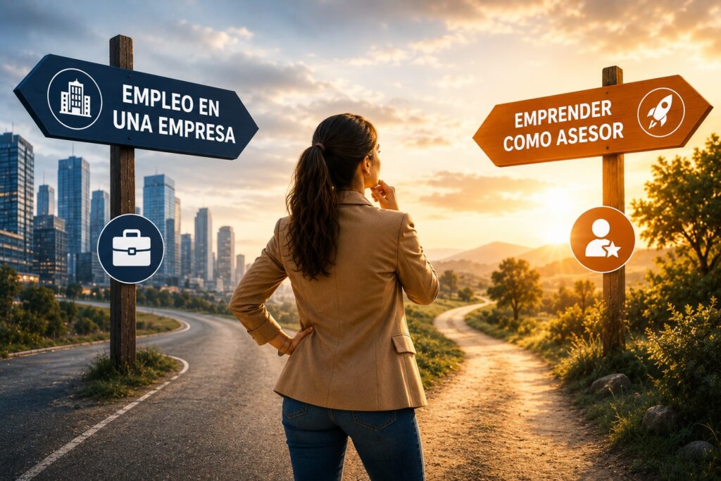 ¿Empleo en una empresa o Emprender como Asesor?