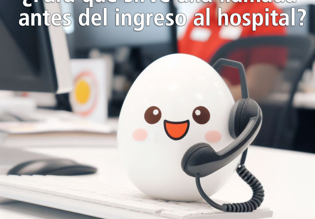 ¿Para qué sirve una llamada a la compañía de seguros antes del ingreso hospitalario en un siniestro?