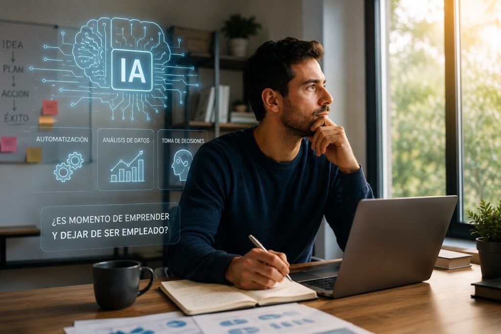 El impacto de la Inteligencia Artificial en el futuro laboral- ¿es momento de emprender y dejar de ser empleado?