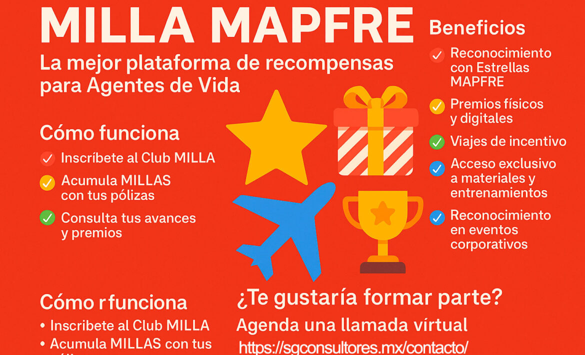 MILLA de MAPFRE: La mejor plataforma de recompensas para Agentes de Vida