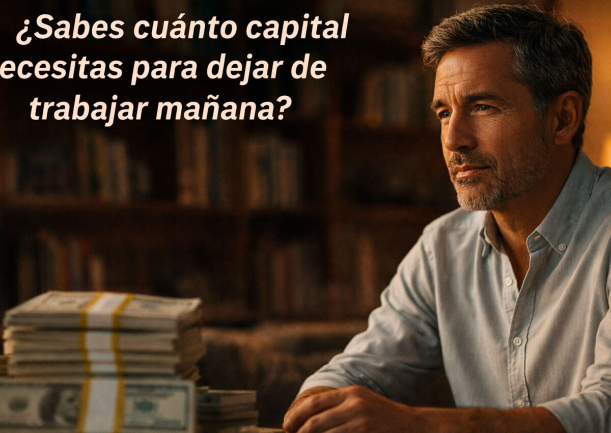 ¿Sabes cuánto capital necesitas para dejar de trabajar mañana?