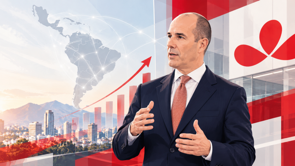 MAPFRE alcanzó el primer lugar en América Latina por volumen de primas durante 2025, de acuerdo con el ranking de MAPFRE Economics